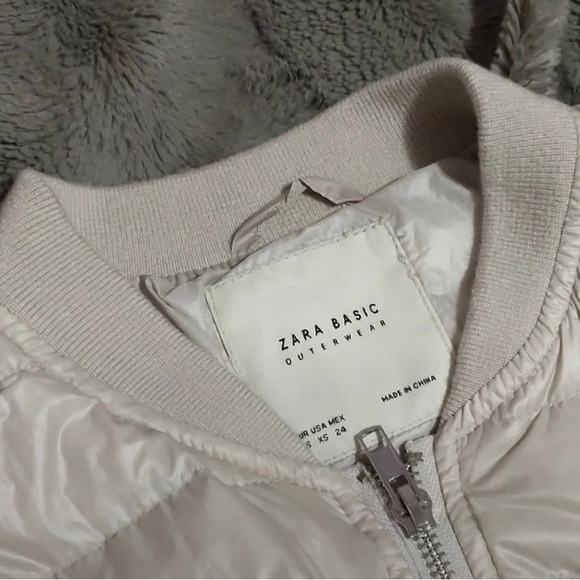 Zara down long bomber jacket - Picture 5 of 6